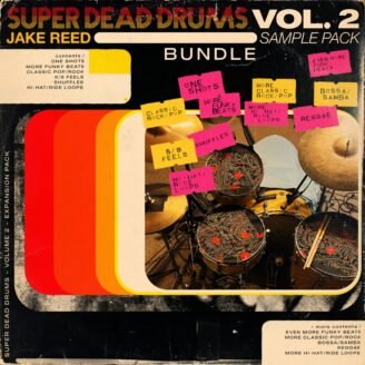 Jake Reed – SUPER DEAD DRUMS VOL 2 BUNDLE (WAV)