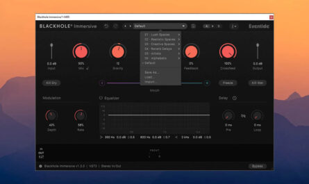 Eventide Blackhole Immersive v1.3.0 VST3, AAX x64