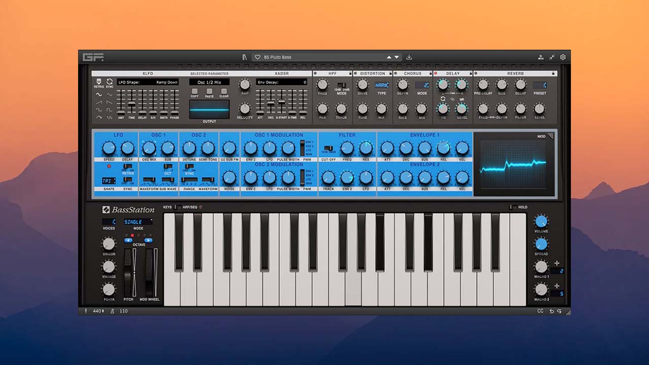 GForce & Novation Bass Station 1.0.1 SAL, VSTi, VSTi3, AAX (x64) [04.2025] (MOCHA)