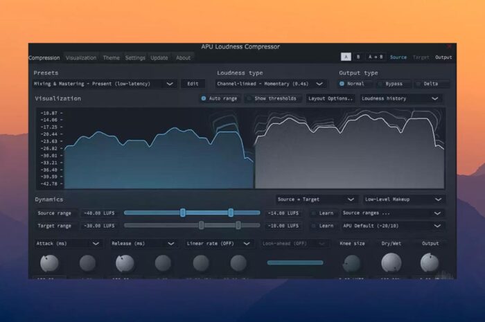 APU Loudness Compressor 3.7.2 STANDALONE, VST3, AAX x64