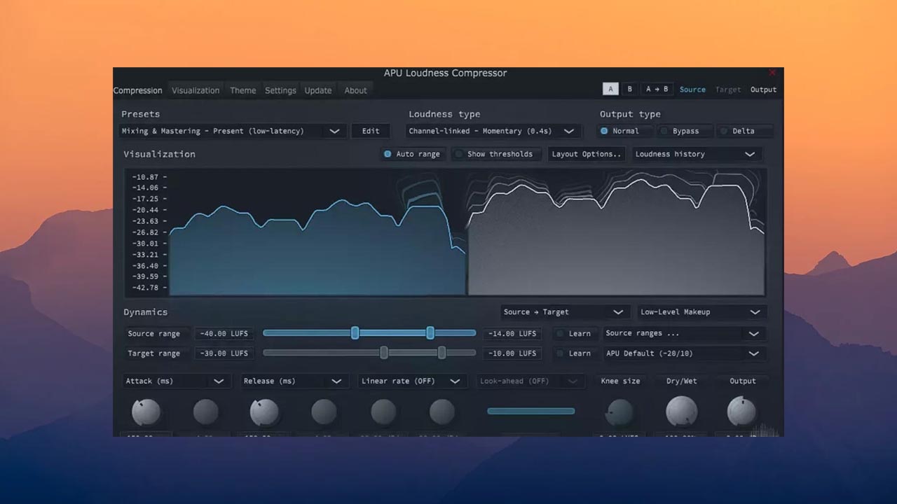 APU Loudness Compressor 3.7.2 STANDALONE, VST3, AAX x64